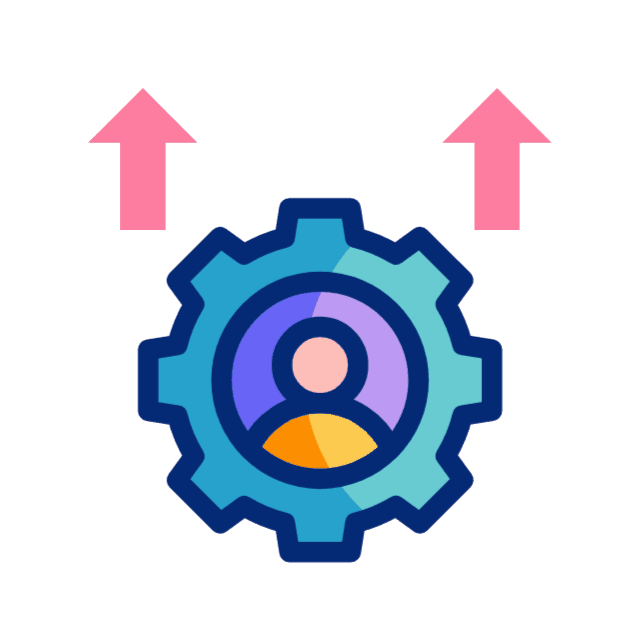 AI-powered business automation illustration